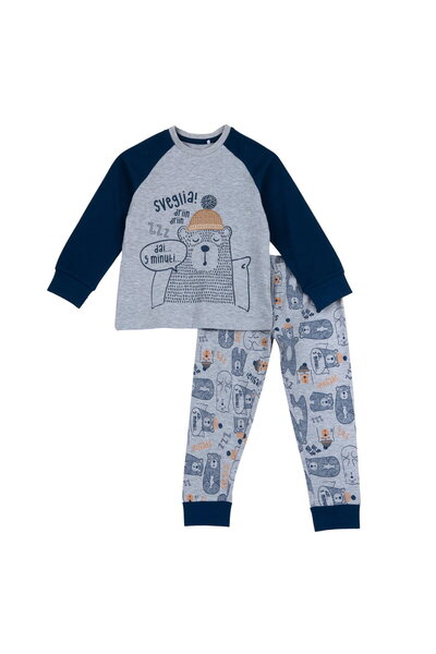 Chicco Pijama copii Chicco, gri deschis, 00413-69MC