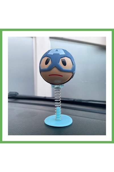 TheGencoo Captain America Bobblehead, Marvel Licensed GEN01