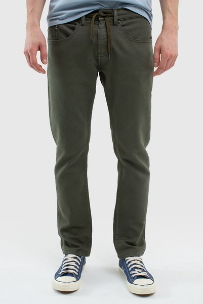 Big Star Pantaloni jogger bărbați khaki Joggse 303 S