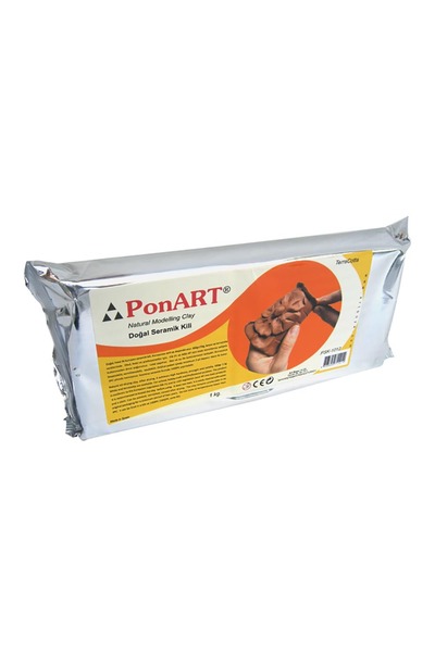 Ponart Ceramic Clay 1kg Terracotta