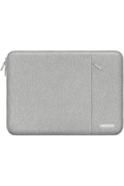 Mosiso 17.3 inch Laptop Case Sleeve with Accessory Pocket, Gray
