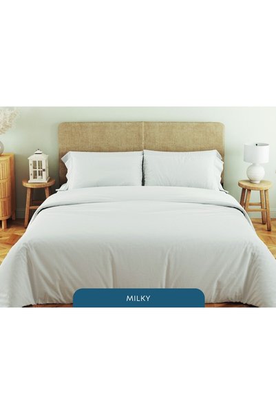 SOFTDREAM Soft Dreams Duvet Cover Set 200x220 cm EURO Milky
