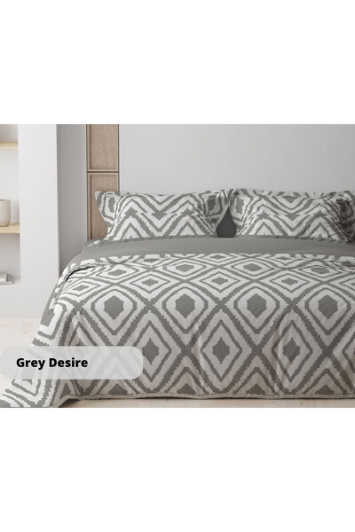 SOFTDREAM Soft Dreams EURO 200x220 Grey Desire Duvet Cover Set