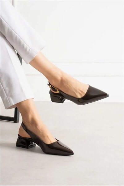 Nur store Çanta Women's Balanced, Stable, Elegant, Practical City Heeled Shoe...