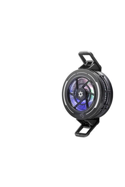 Marsilyan Manyetik Klipsli Telefon Soğutucu Fan Rgb Isı Göstergeli Siyah SL70 TG-BSVA43