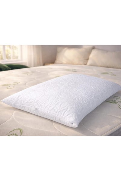 Somnia Pernă ajustabilă matlasată 50 x 70 cm, microfibră albă