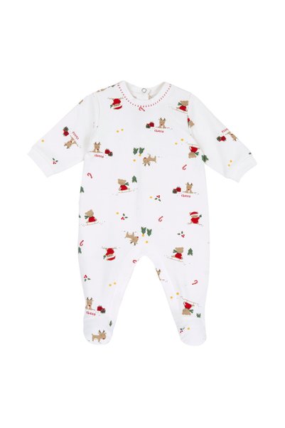 Chicco Salopeta bebelusi pentru Craciun, Crem, 02941-71MFCI