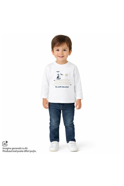 Chicco Bluza copii Chicco, Alb, 01878-70MFCO