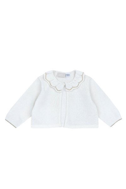 Chicco Cardigan bebe tricotat, Alb, 00098-69MFCO