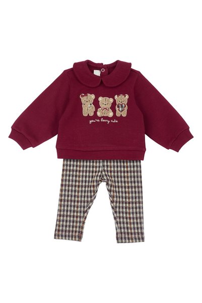 Chicco Costumas copii Chicco, bluza si colanti, Bej, 02730-71MFCO
