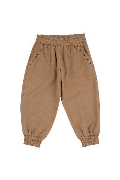 Chicco Pantaloni copii Chicco, maro deschis, 02051-70MC