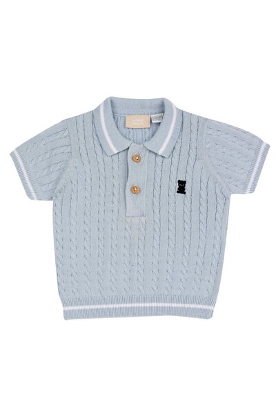 Chicco Tricou polo pentru copii Chicco, Albastru, 01706-70MFCO