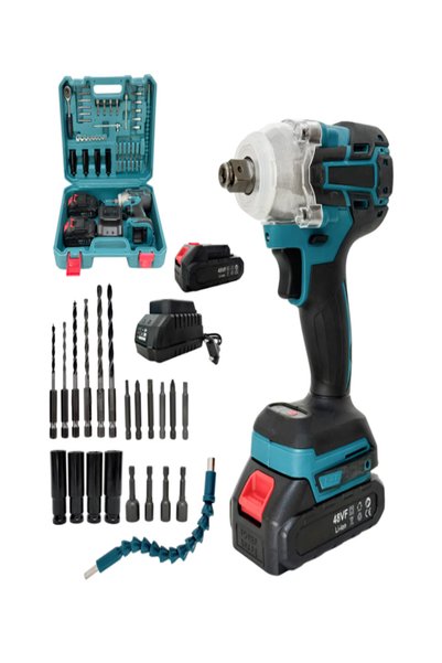 Att Masina de gaurit si insurubat cu Impact fara fir, accesorii, 2 acumulator...