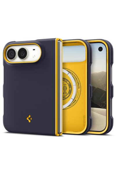 Spigen Husa pentru iPhone Duo Nano Pop MagSafe, Bleumarin