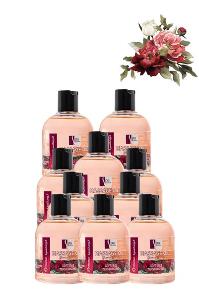 Spa System 10 Pieces Romance Massage Oil Soften & Moisturizing