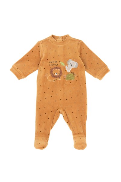 Chicco Salopeta bebelusi din velur, Galben, 02794-71MFCI