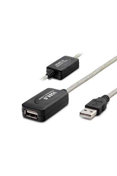 Skygo Usb Uzatma Kablosu 20 M - Silver Siyah HDX7515