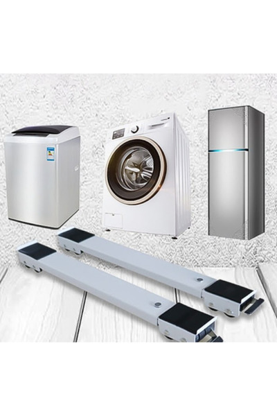 NO BRAND Set 2 x Suport mobil extensibil cu roti pentru mutat electrocasnice