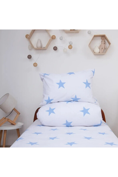 SOFTDREAM Lenjerie de pat Soft Dreams Adolescenți Simplă 145 x 210 cm Stele A...