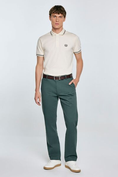 Big Star Pantaloni bărbați chino verzi Trevor 304 W33 L32