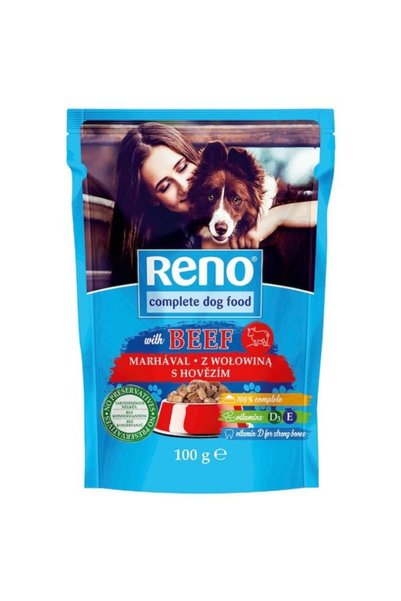 Reno Hrană pentru câini, carne de vită în sos 100g