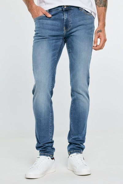 Big Star Blugi barbati slim fit albastri Ronan 397 W40 L30