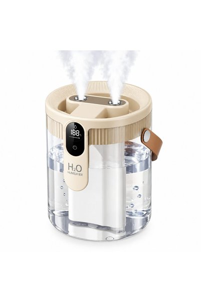 Evolium Umidificator de Aer, 1.5 L, 13.7 x 13.7 x 16 cm, Bej, Evolium, Model ...