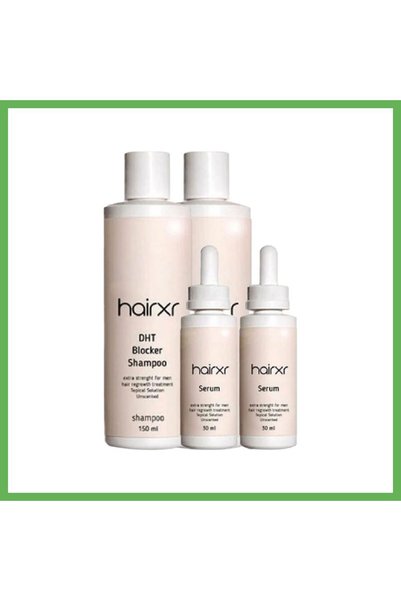 TheGencoo Hairx: 2 Bottles of Shampoo and 2 Bottles of Hair Serum (30 ml Each...