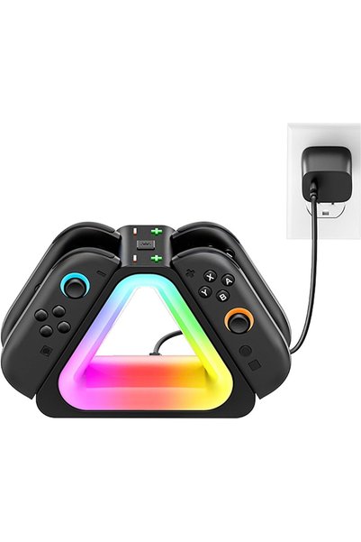 Generic Switch 2 Controller Charging Dock, NS2 Left and Right JoyCon Charger ...