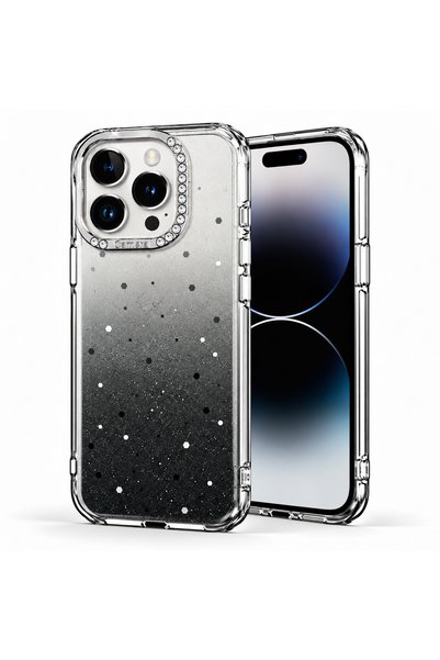 Microsonic Stellora Nova Black Case Compatible with the Apple iPhone 15 Pro Max