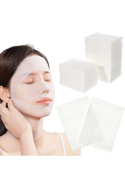 ALMEKAQUZ 200Pcs Wet Cotton Makeup Remover Pads, 4.72x3.93in Stretchable Face...