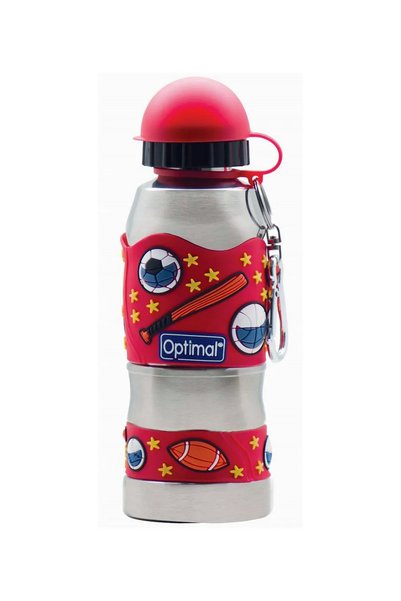 OPTİMAL - Stainless Steel Water Bottle - Red