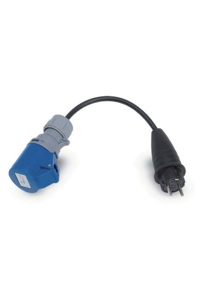 Walther Adaptor industrial monofazat, 2P+E, 32A la priză Schuko 16A