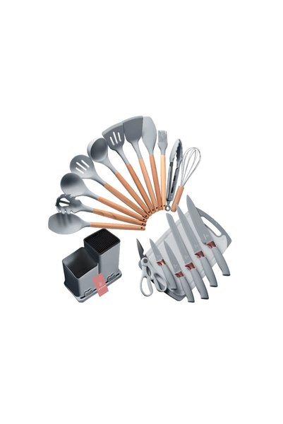 OEM Set de ustensile de bucătărie din 19 piese, Ville Pres Secs, silicon alim...
