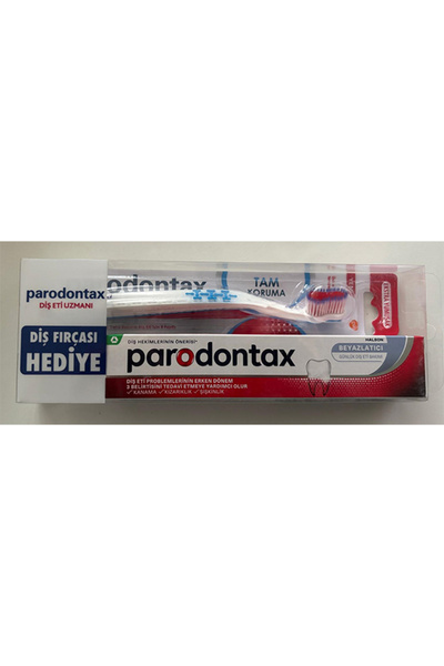 Parodontax Whitening Toothpaste 75 ml + Toothbrush (Full Protection, Extra Soft)