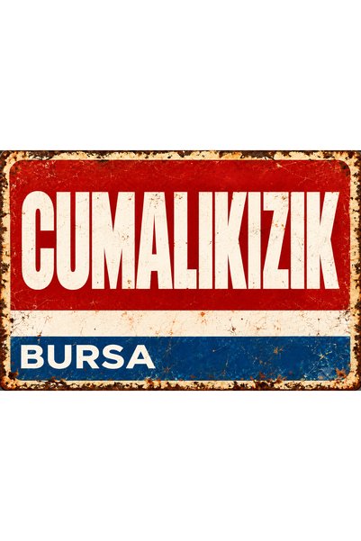 Lucena Cumalıkızık, Bursa – Tablou decorativ de perete din metal cu aspect vi...