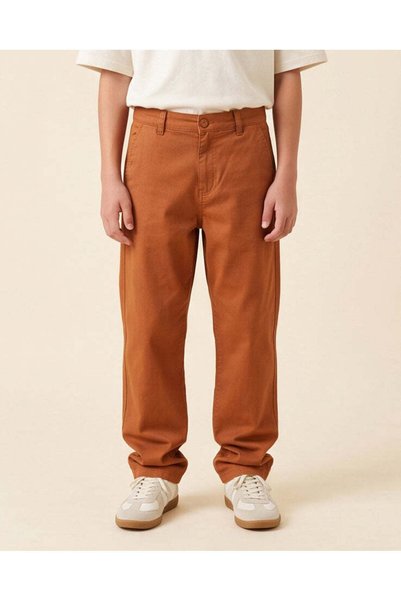 REDTAG Senior Boys Rust Chino Trousers