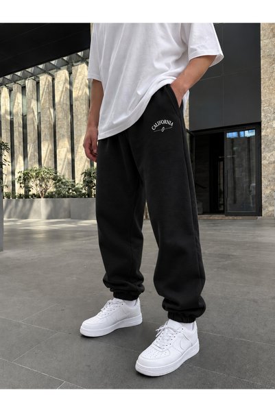 Boi California Striped Jogger Pants with Dotted Print - Oversized Winter 3-Pl...