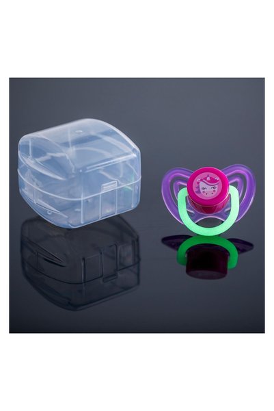 honey baby Suzetă silicon bebeluși, model unicorn, silicon, roz – accesoriu u...