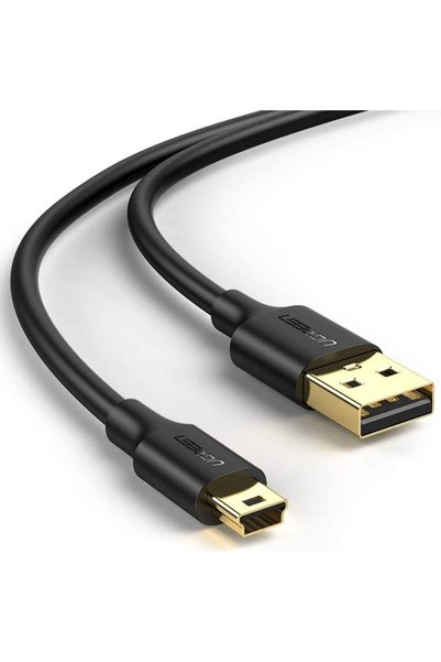 Ugreen 2.0 A USB-A Mini-USB, Şarj ve Data Kablosu, 1.5 Metre, Siyah