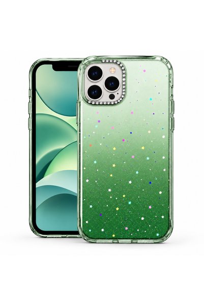 Microsonic Stellora Nova Green Case Compatible with the Apple iPhone 13 Pro Max