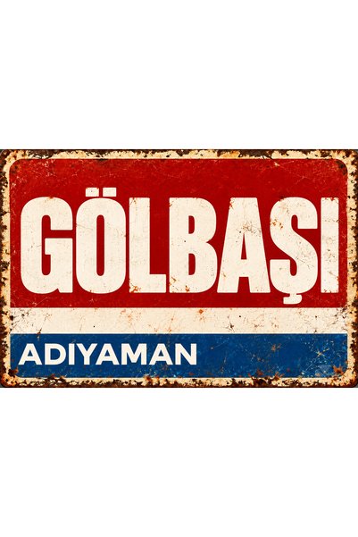 Lucena Tablou de perete metalic retro-vintage Gölbaşı Adıyaman, cu design în ...