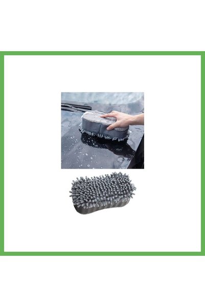 TheGencoo Reversible Microfiber Chenille Car Wash and Drying Cleaning Sponge,...