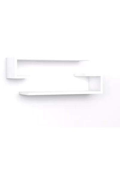 OEM Set de 2 rafturi de perete 60x19.6x15 cm, PAL acoperit 100% cu melamină 1...