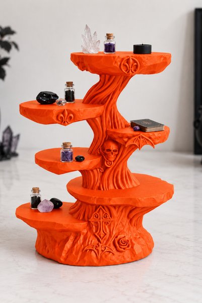 Belupa Gothic Tree-Design Multi-Tiered Jewelry and Accessories Organizer Stand