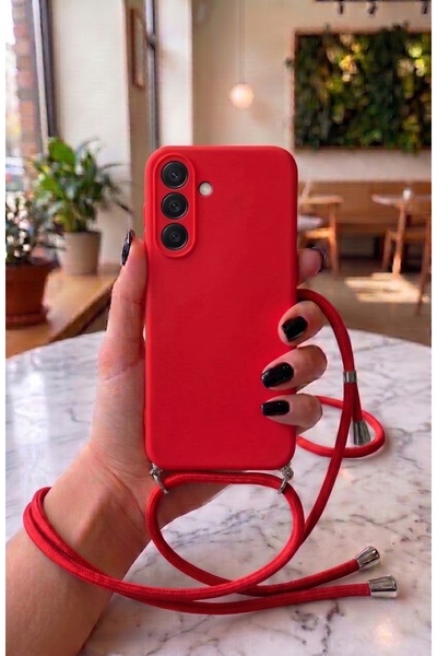 emybox Galaxy S23 FE Crisscross Straps Soft Silicone Phone Case with Velvet L...