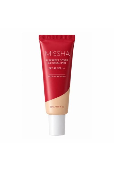 Missha BB крем M Perfect Cover PRO SPF 42 PA+++ – 21 Светло бежово, Светло бе...