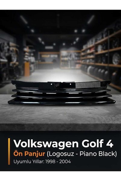 glf GOLF 4 PİANO BLACK LOGOSUZ ÖN PANJUR