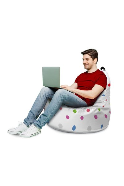 Updeco Fotoliu Puf Bean Bag tip Big Chill, impermeabil, pentru interior/exter...