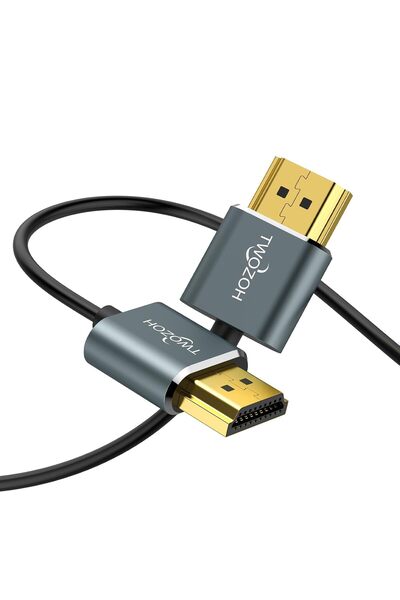 GENERAL كابل HDMI فائق النحافة من تووزوه، طول 0.5 متر، كابل HDMI 2.0 فائق الم...